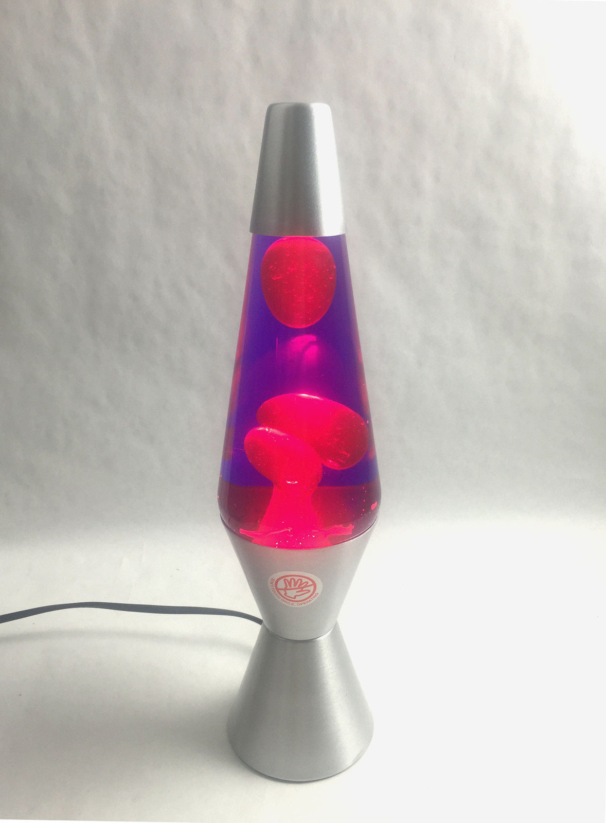 New LAVA LAMP METAL BASE 37CM LIGHT/NIGHT LIGHT/ GIFT