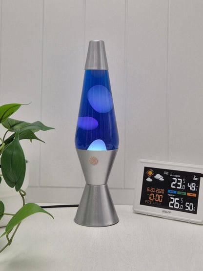 New LAVA LAMP METAL BASE 37CM LIGHT/NIGHT LIGHT/ GIFT