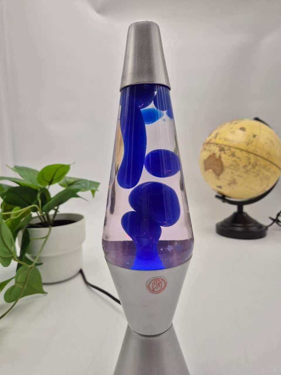 New LAVA LAMP METAL BASE 37CM LIGHT/NIGHT LIGHT/ GIFT
