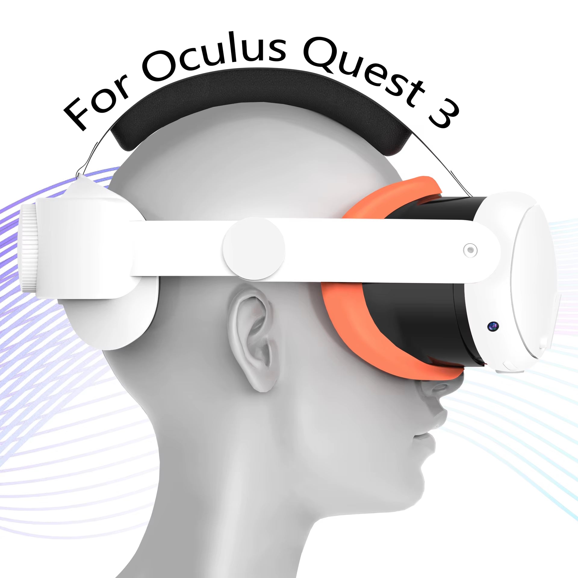 For Meta Quest 3 Case Replacement Face Pad Silicone Eye Cover Anti-Sweat Mask Cover VR Glasses for Oculus Quest 3 Accessories