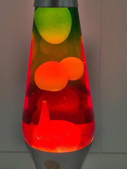New LAVA LAMP METAL BASE 37CM LIGHT/NIGHT LIGHT/ GIFT