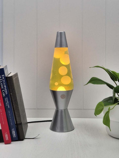 New LAVA LAMP METAL BASE 37CM LIGHT/NIGHT LIGHT/ GIFT