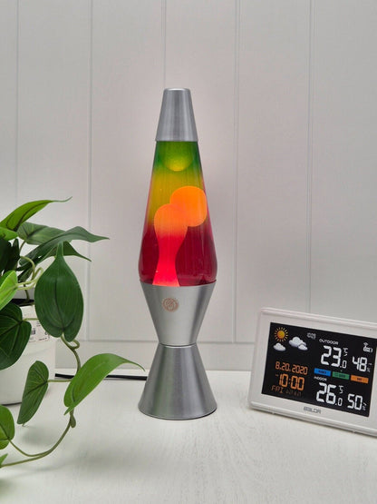 New LAVA LAMP METAL BASE 37CM LIGHT/NIGHT LIGHT/ GIFT