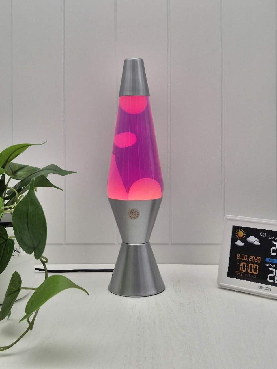 New LAVA LAMP METAL BASE 37CM LIGHT/NIGHT LIGHT/ GIFT
