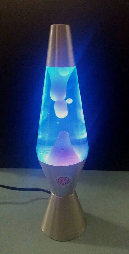 New LAVA LAMP METAL BASE 37CM LIGHT/NIGHT LIGHT/ GIFT
