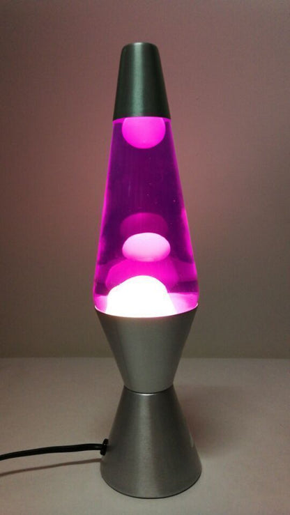 New LAVA LAMP METAL BASE 37CM LIGHT/NIGHT LIGHT/ GIFT
