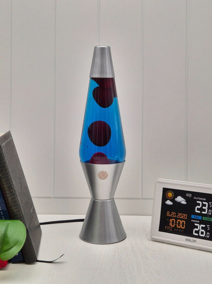 New LAVA LAMP METAL BASE 37CM LIGHT/NIGHT LIGHT/ GIFT