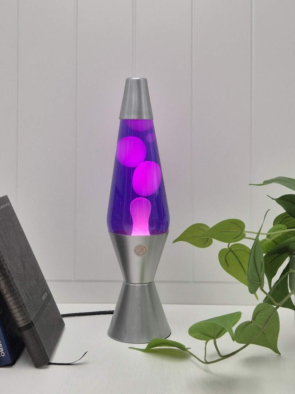 New LAVA LAMP METAL BASE 37CM LIGHT/NIGHT LIGHT/ GIFT